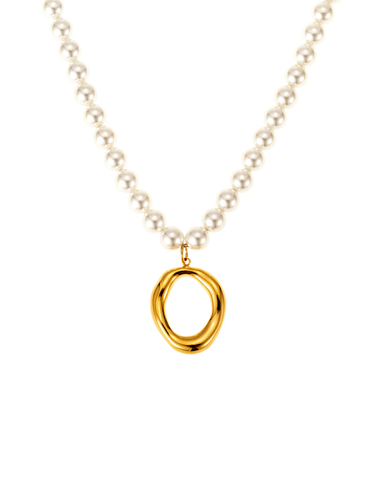 ByJolima Halo Pearl Necklace