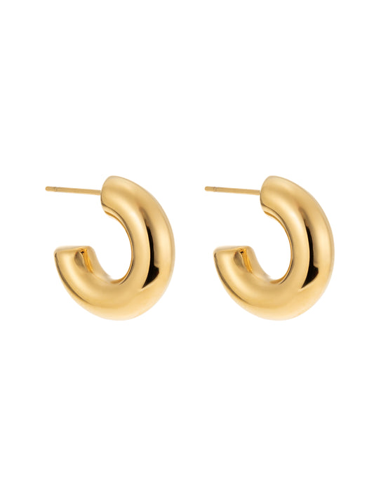 ByJolima Ivy Medium Hoop Gold