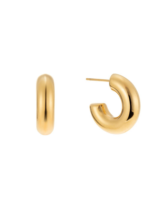 ByJolima Ivy Medium Hoop Gold