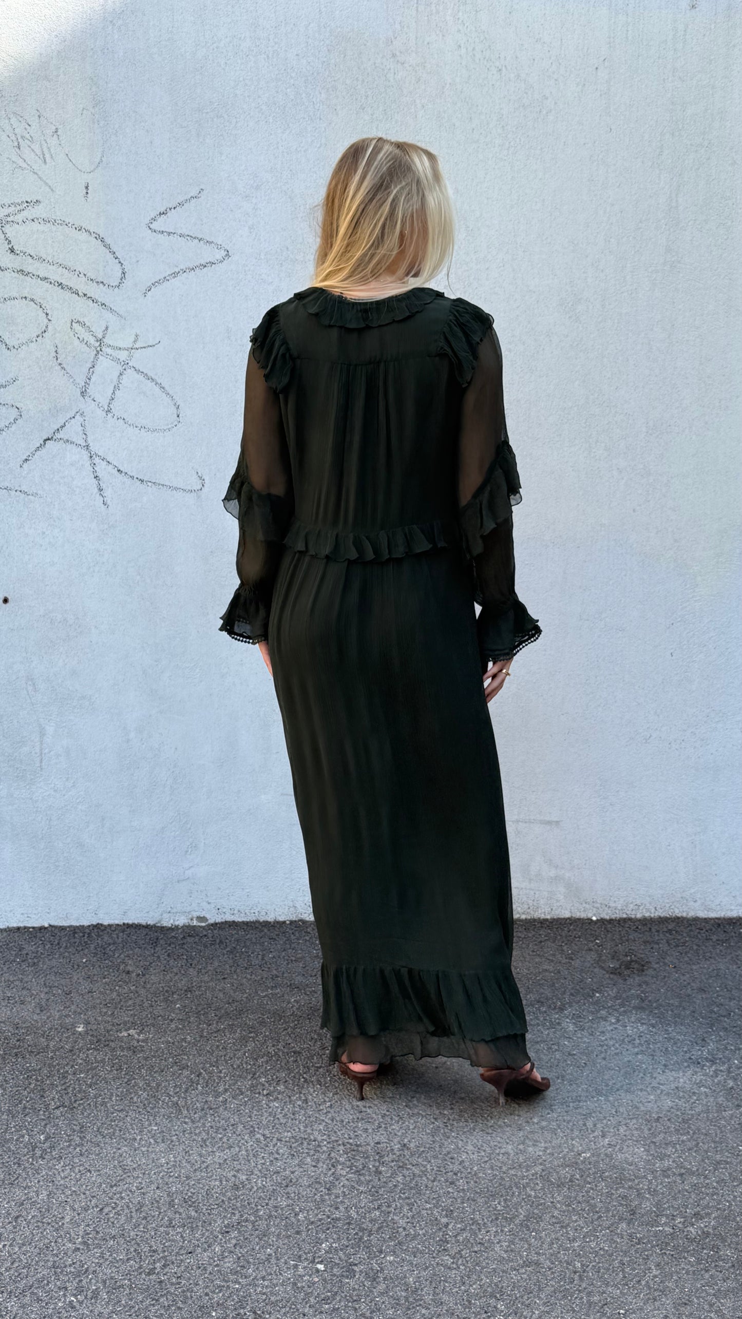 Moliin Ingrid Kjole Grønn