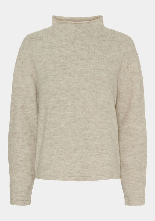 Isay Anna Highneck Pullover Smokey