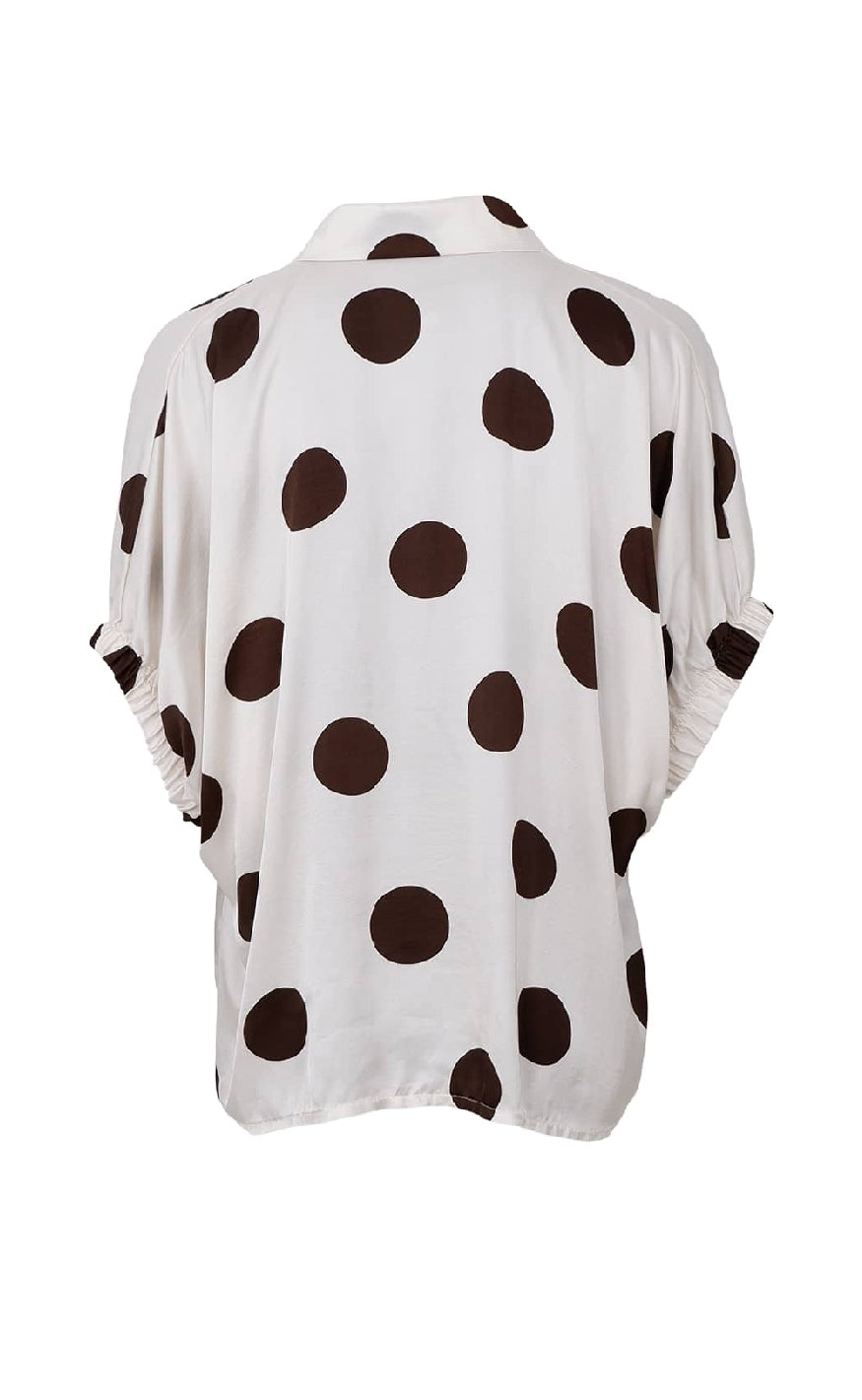 Black Colour Mabel Bluse Prikker