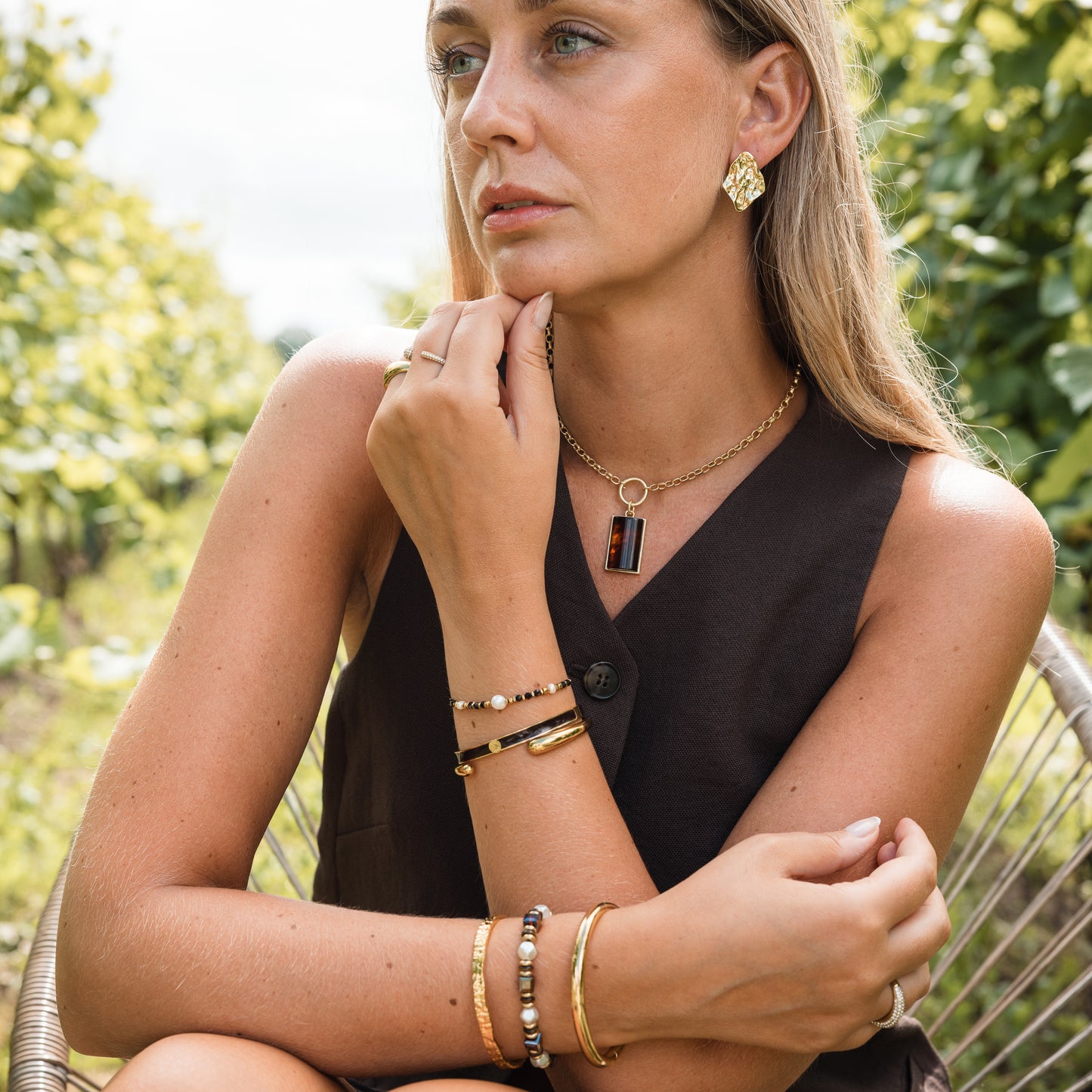ByJolima Palermo Bangle Wine
