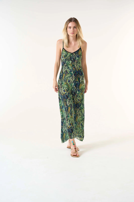 One Season Congo Green Antoinette Slip