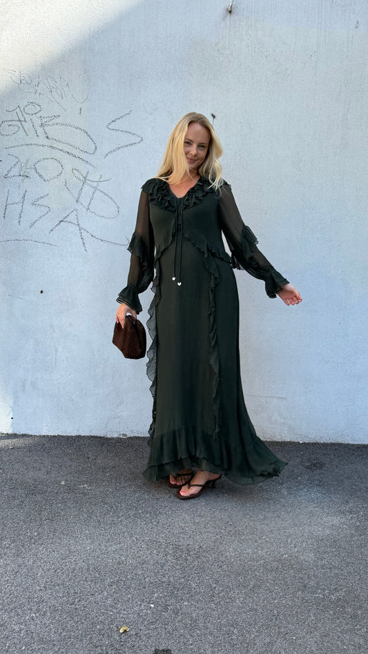 Moliin Ingrid Kjole Grønn – produktbilde 2
