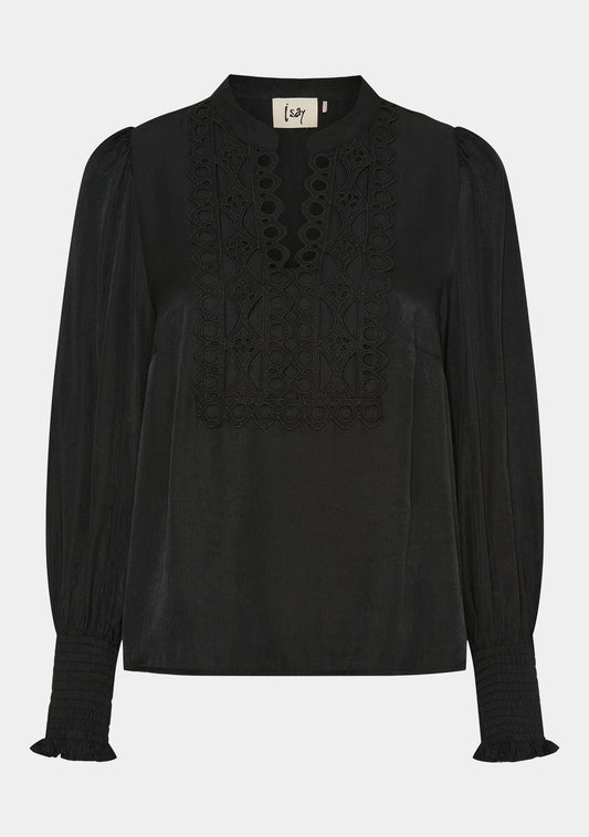 Isay Emily Bluse Black