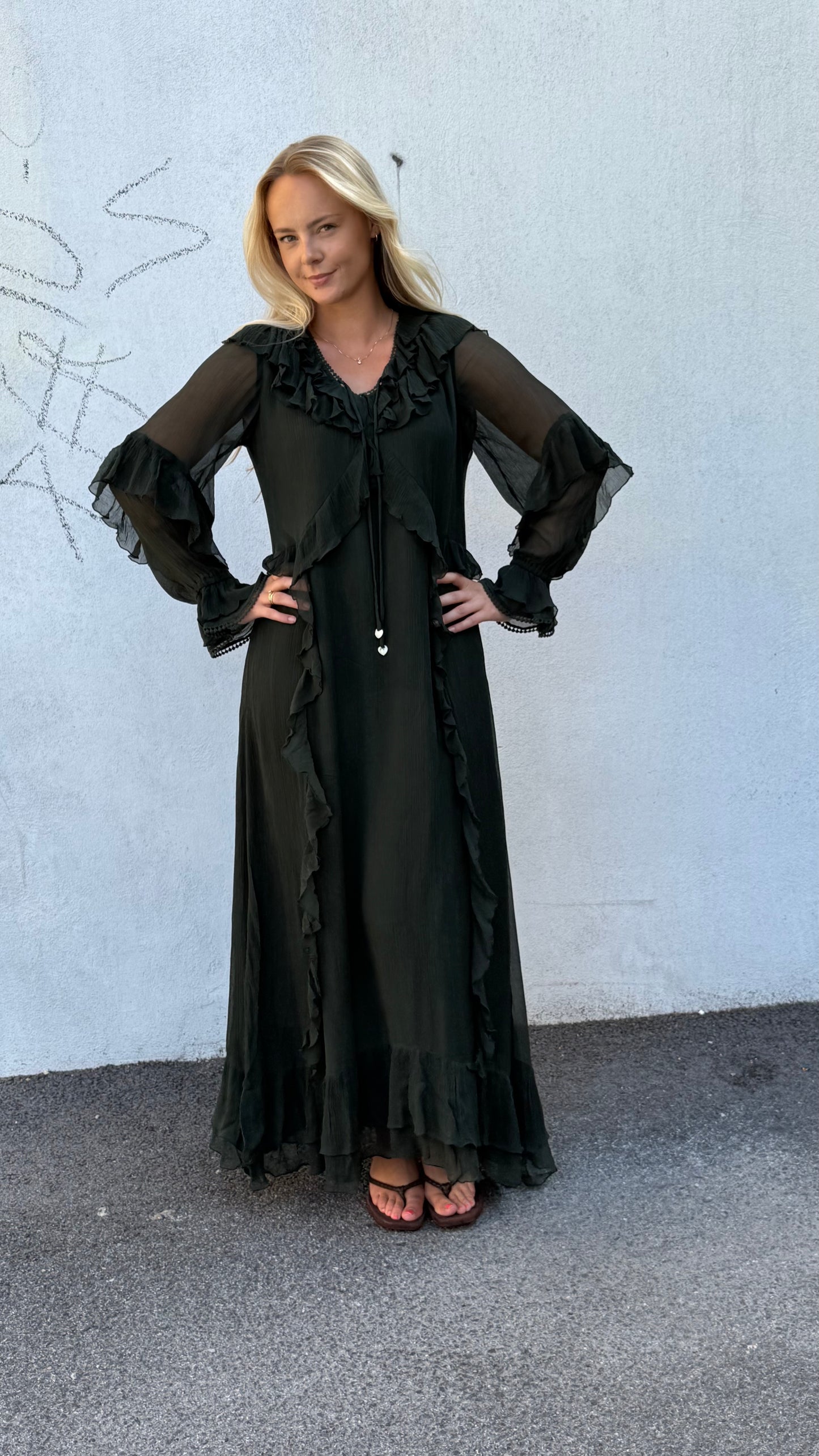 Moliin Ingrid Kjole Grønn