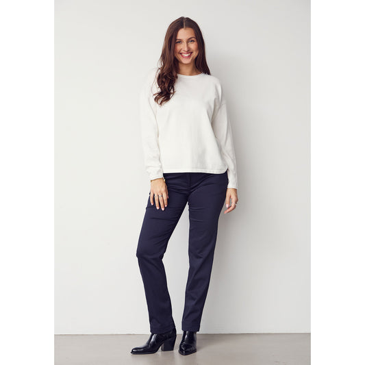 Isay Frigga Knit Pullover (56368) Broken white