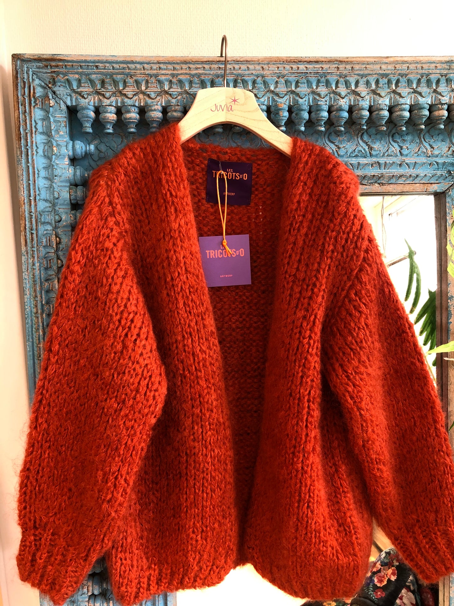 Les Tricots D`O Mohair Cardigan - Orange