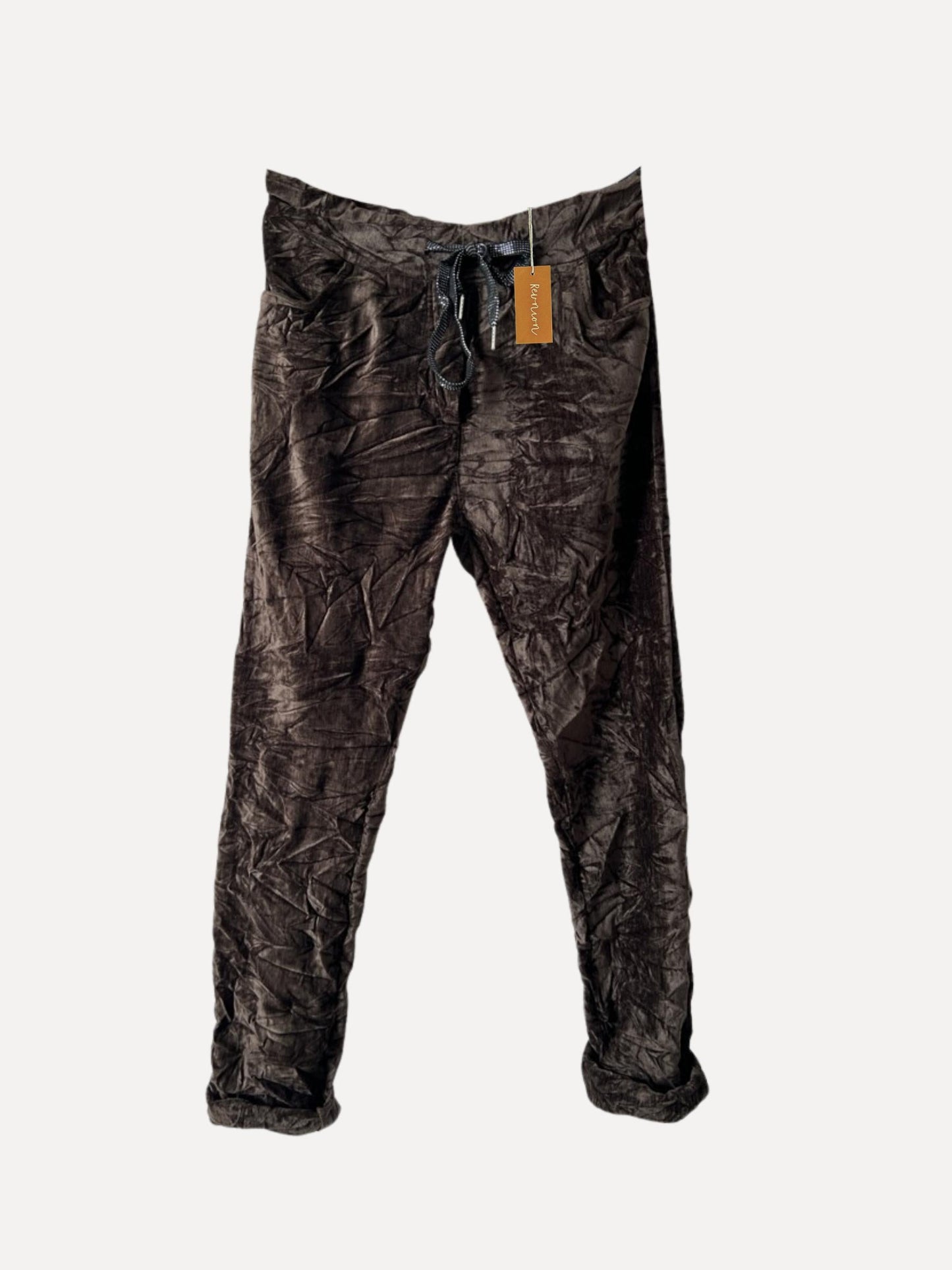 Reunion Box Pant Velvet Espresso