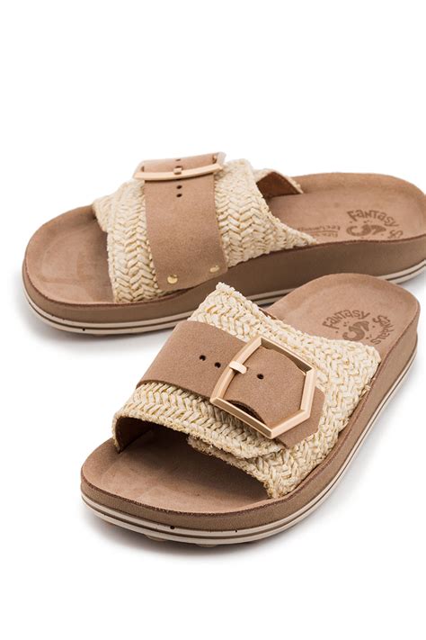 Cabana Living Fantasy Sandal Korina Natural