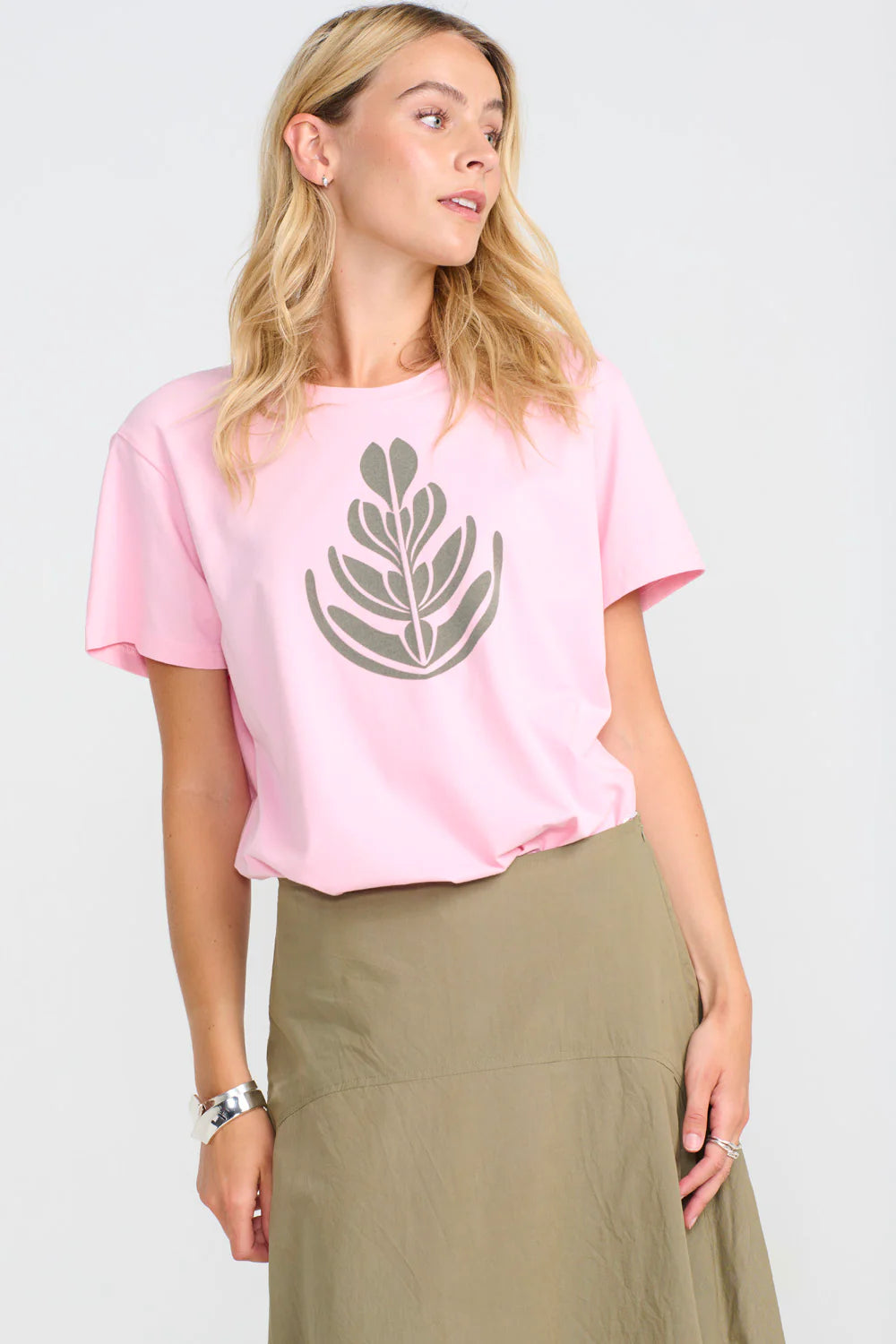 Costamani Florist T -Shirt - Pink/Army