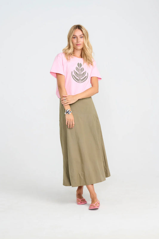 Costamani Florist T -Shirt - Pink/Army