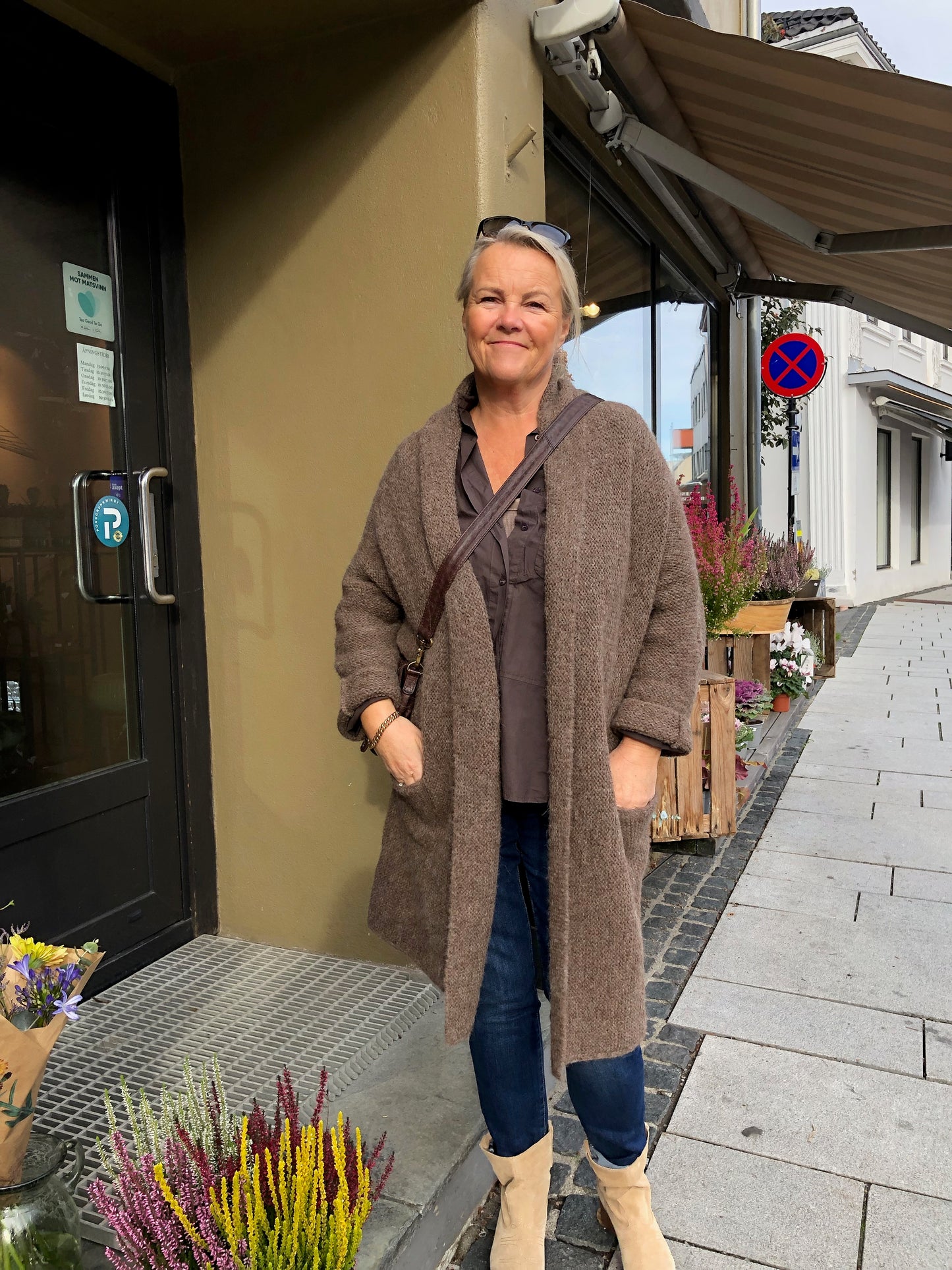 Alpaca Jakke Jona Long - Brown