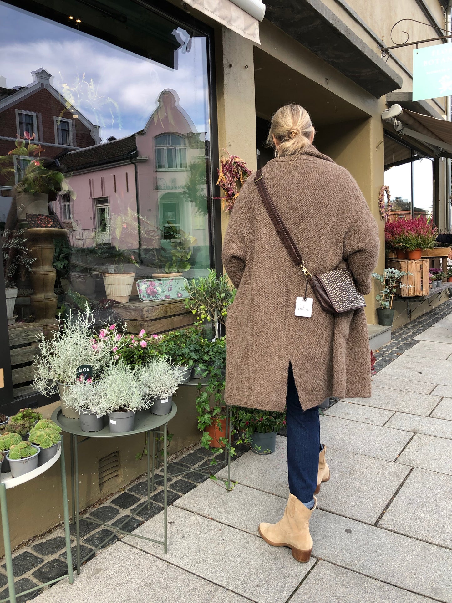 Alpaca Jakke Jona Long - Brown