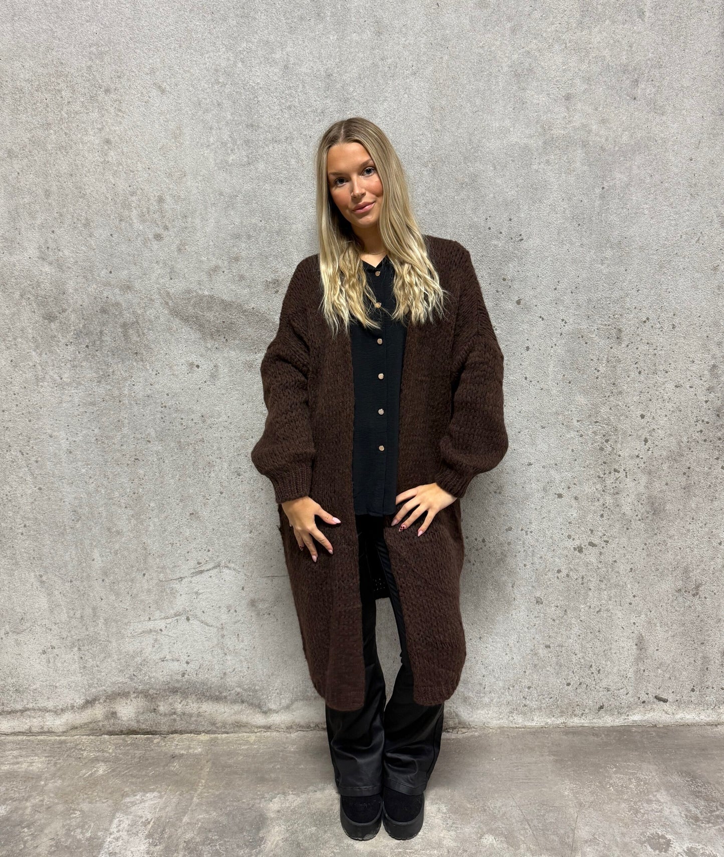 Jörlevik Of Sweden Lova Strikket Lang Jakke Flere Farger