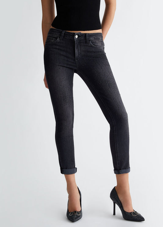 Liu Jo Glitter Jeans Black