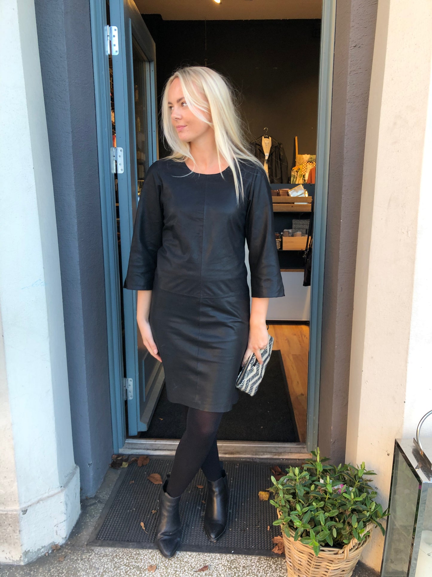 Depeche Beth Skinnkjole Black