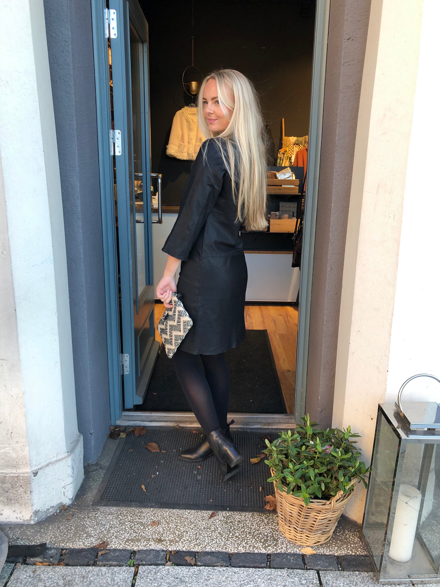 Depeche Beth Skinnkjole Black