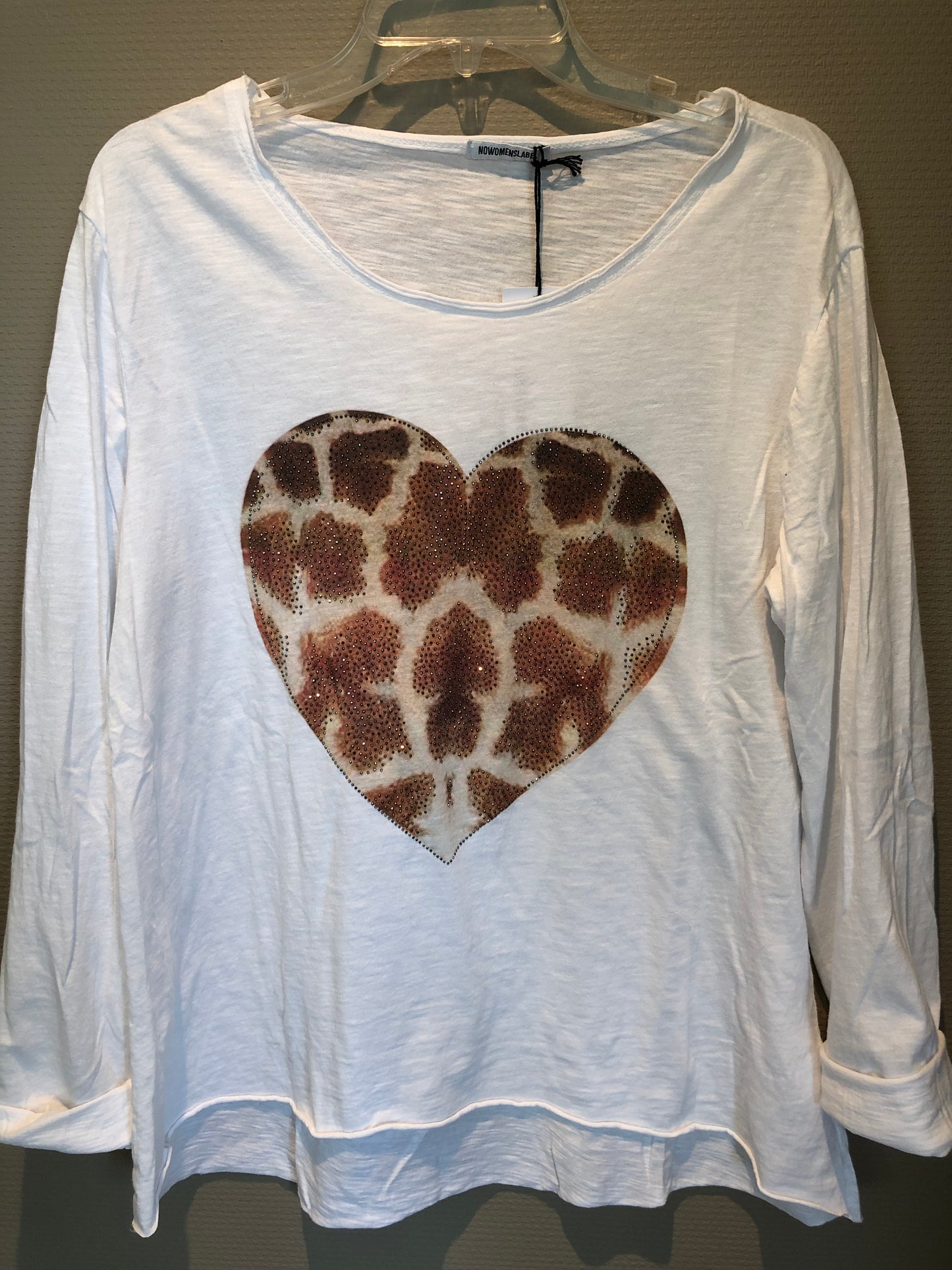Sixtydays T- Shirt Zebra Heart Brown