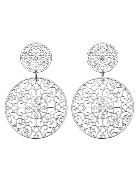 ByJolima Double Spinn Earring Silver