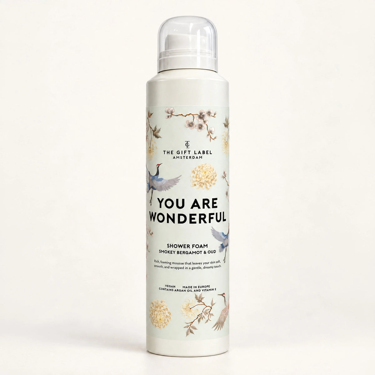 The Gift Label Shower Foam 200ml - You Are Wonderful