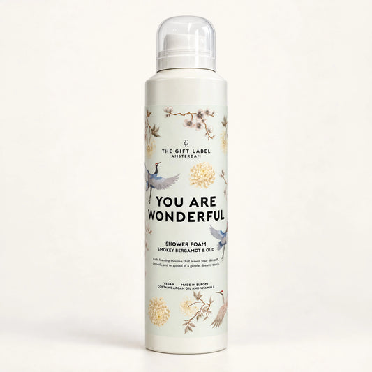 The Gift Label Shower Foam 200ml - You Are Wonderful