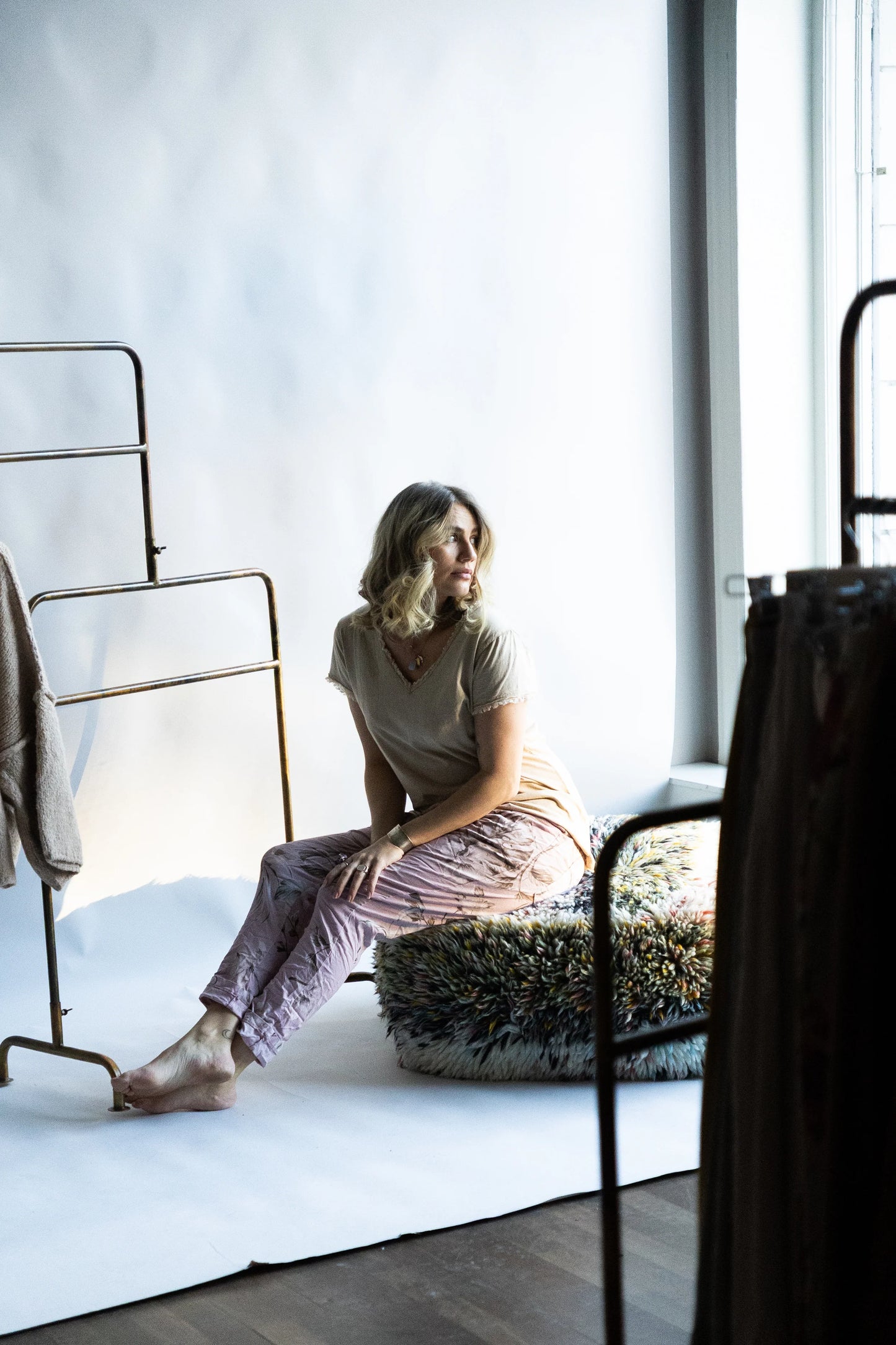 Reunion Box Pant Lily Rosa