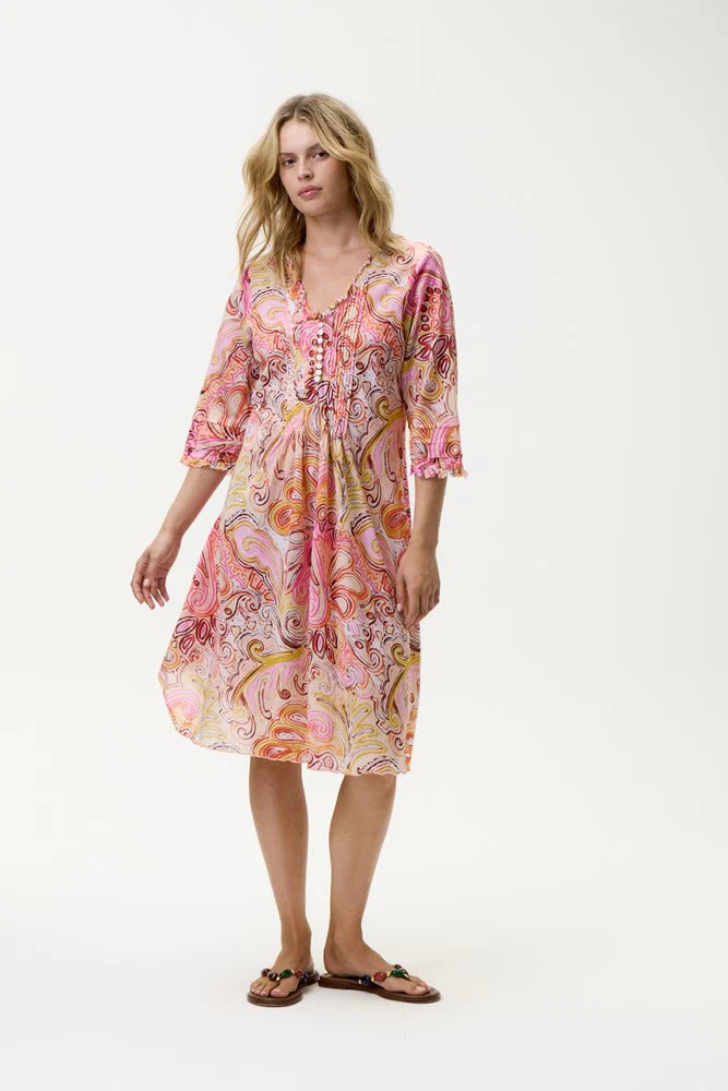 One Season Muscat Middy Poppy Dress