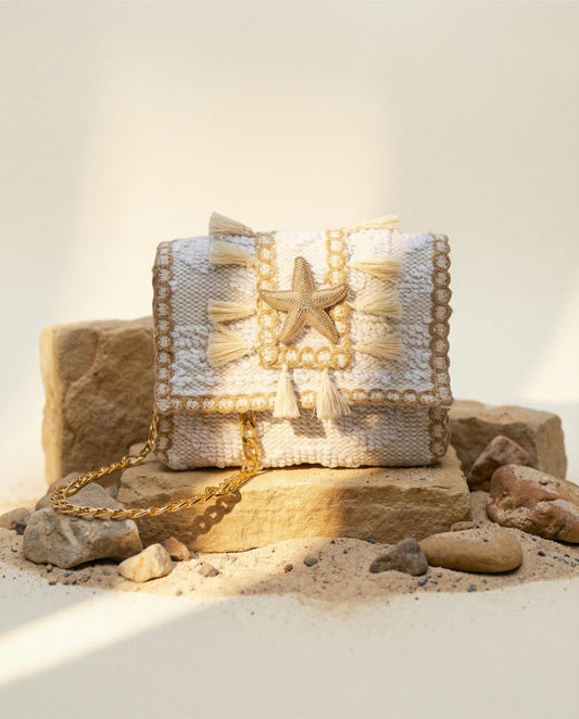 Sorena Summer Kilim Bag Hvit