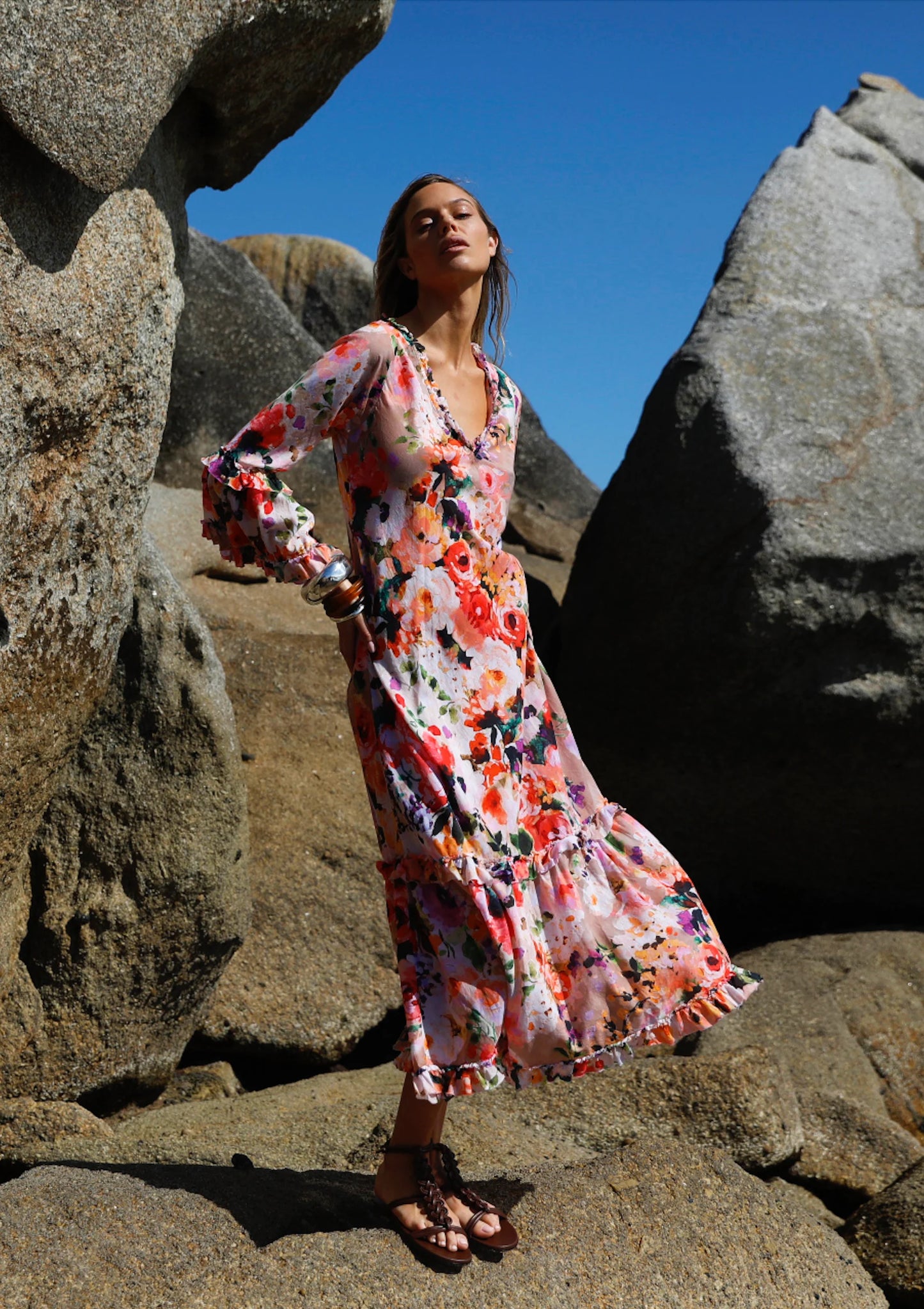 One Season Soller Long Indi Dress