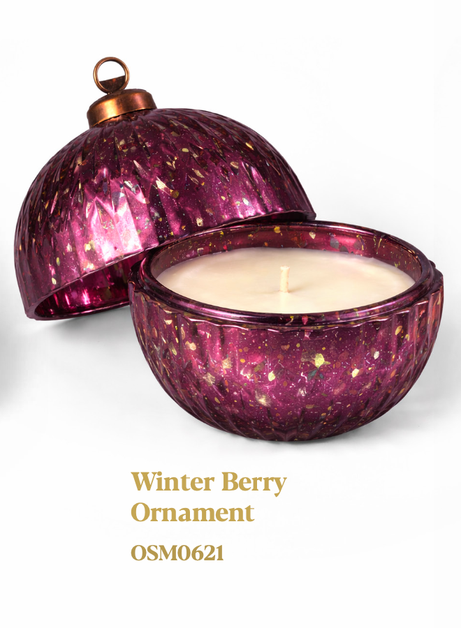 Osmology by Aery Winter Berry Scented Candle Ornament
