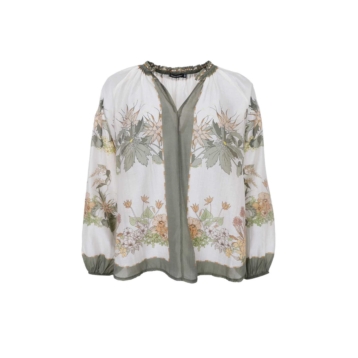 Black Colour Belis Blouse Army