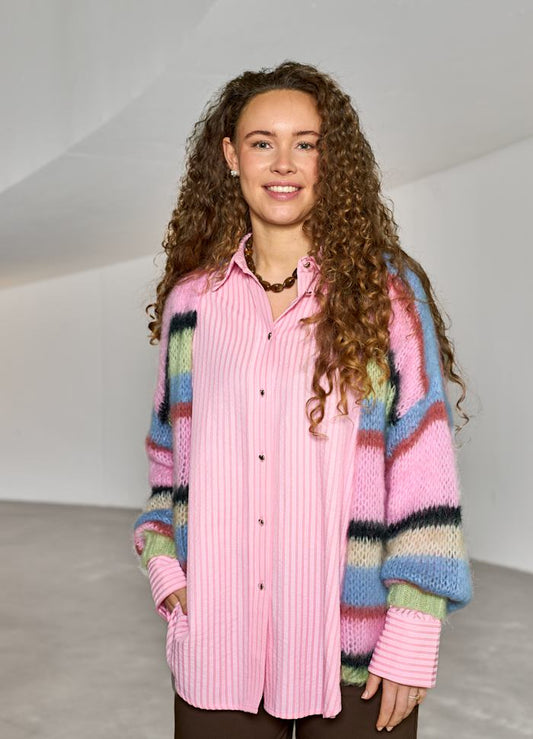 Black Colour Valentine Skjorte Flere Farger