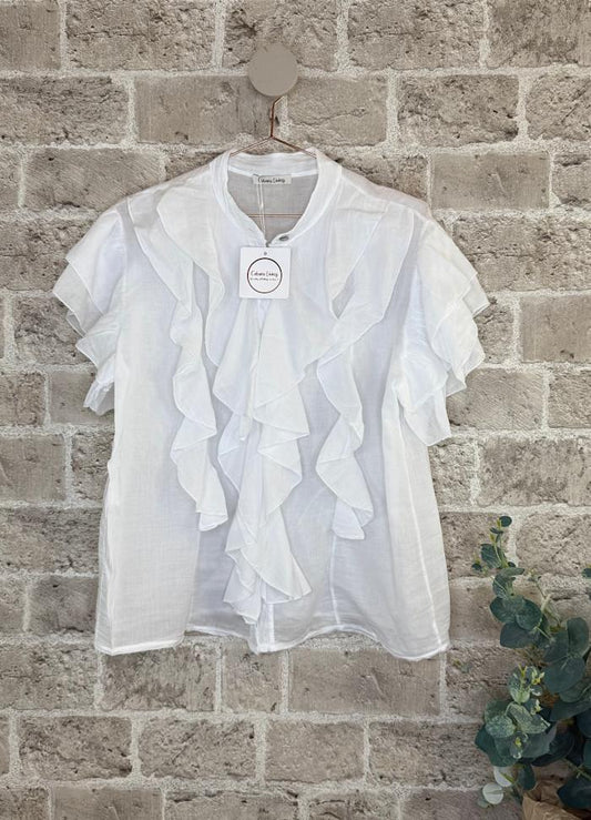 Cabana Living Rosy Bluse White