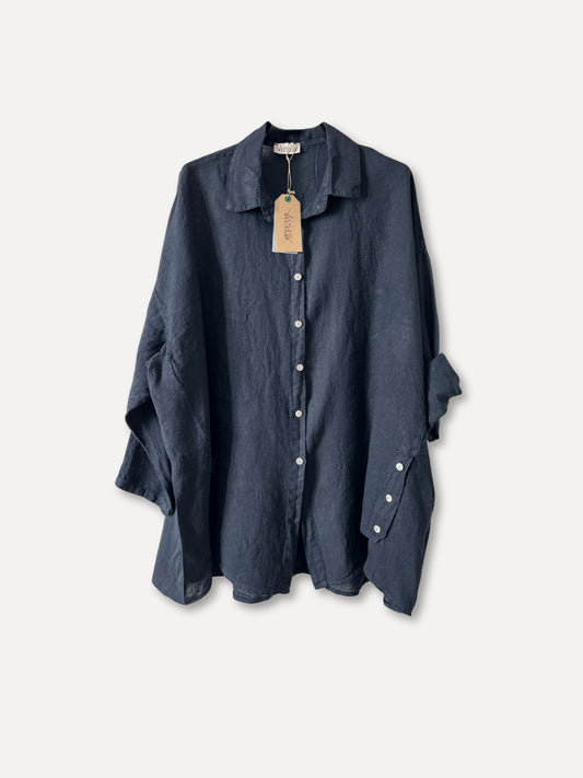 Reunion Lovely - Lin Skjorte  Navy