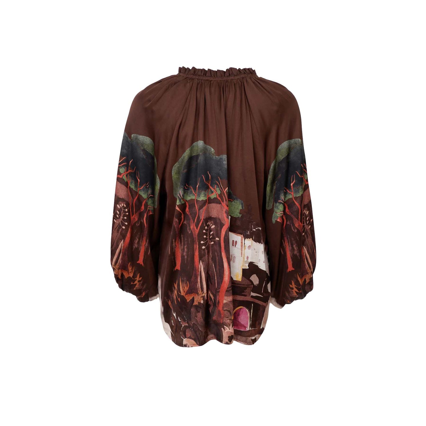 Black Colour Toscana Bluse