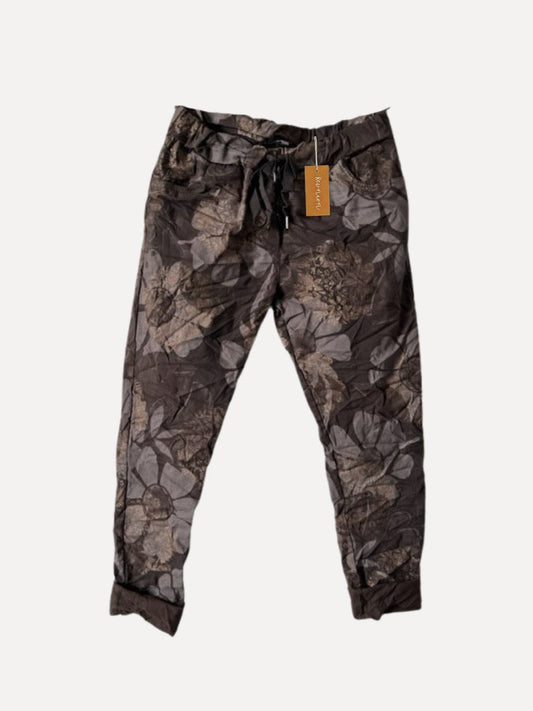 Reunion Box Pant - Golden Flower Espresso