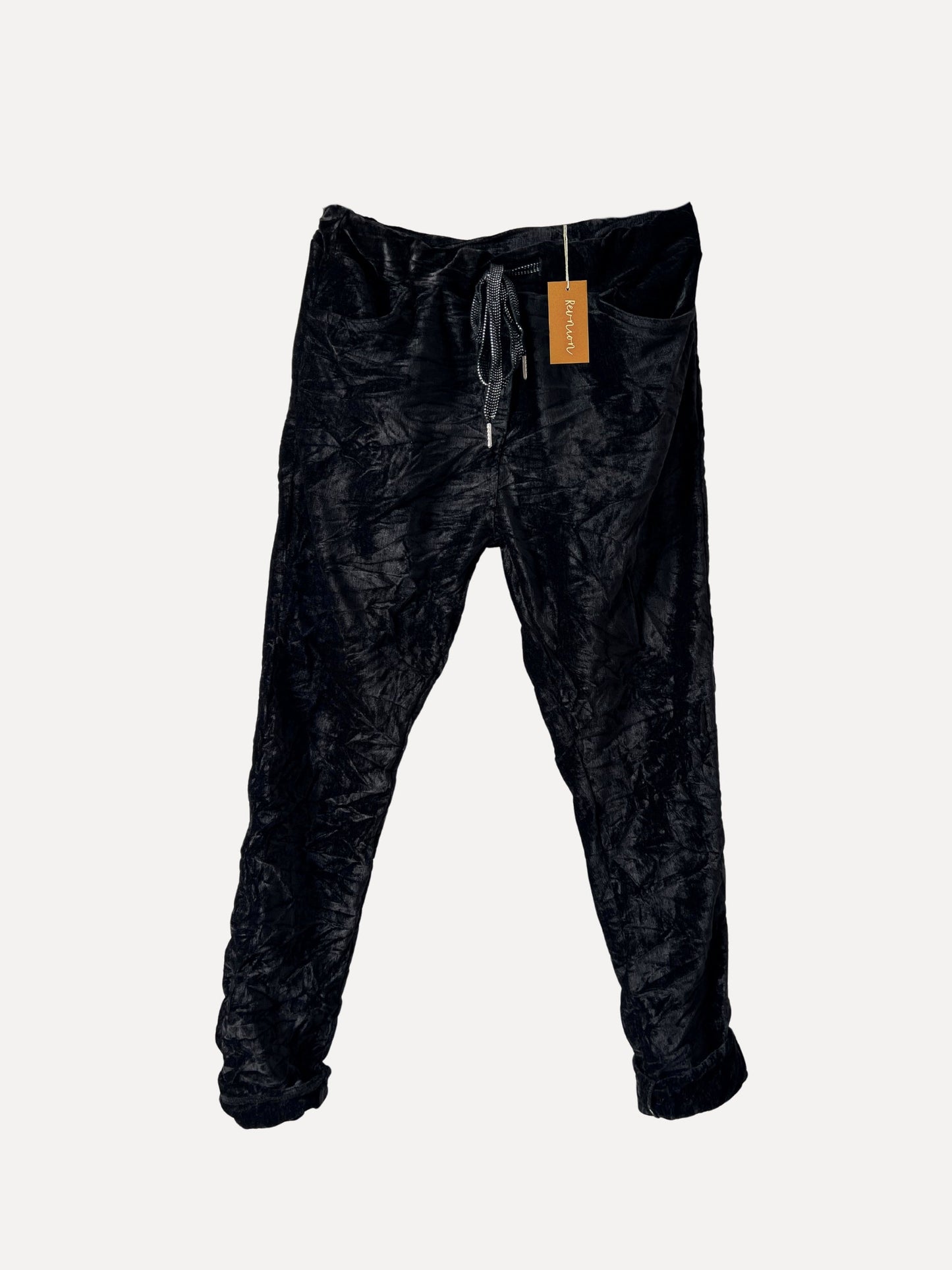 Reunion Box Pant Velvet Black