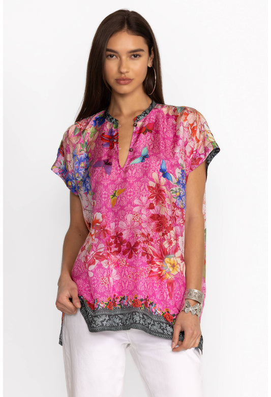 Johnny Was Bouquet Frane Parade Blouse