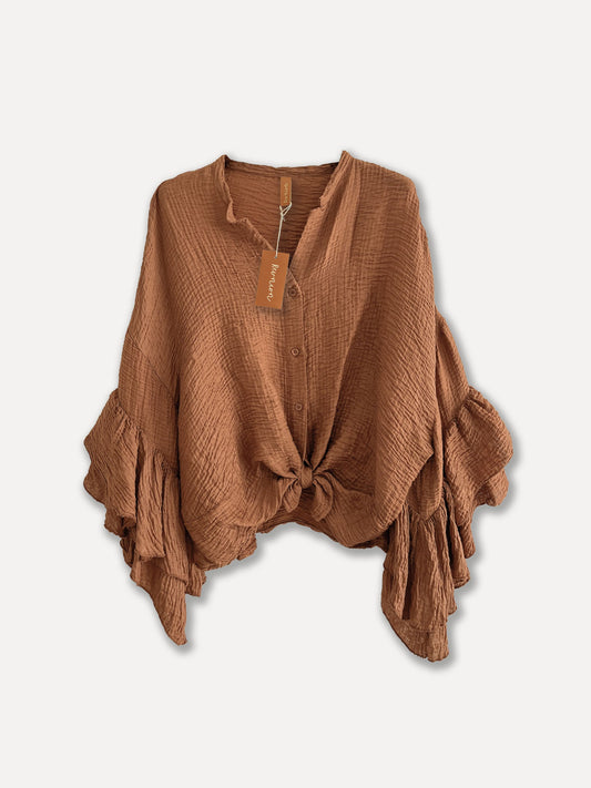 Cecce- Blouse Camel