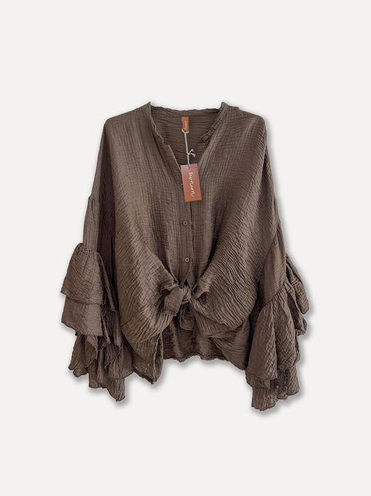 Cecce- Blouse Espresso