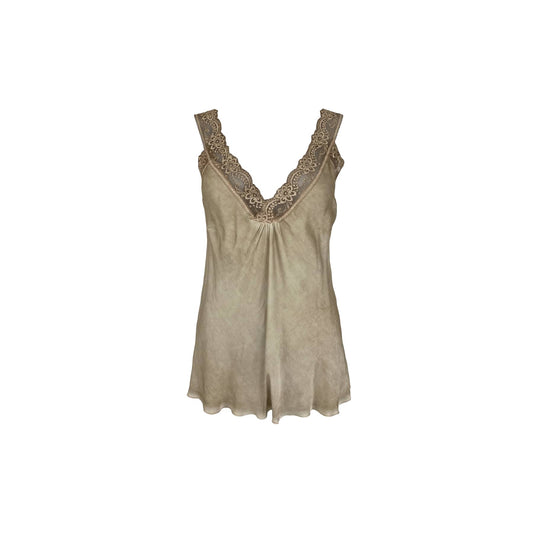 Black Colour Bea Lace Top Champagne