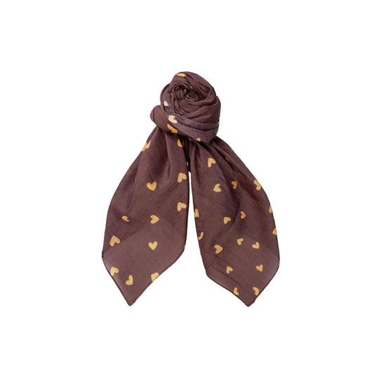 Black Colour Claudine Mini Scarf Coffee – produktbilde 2