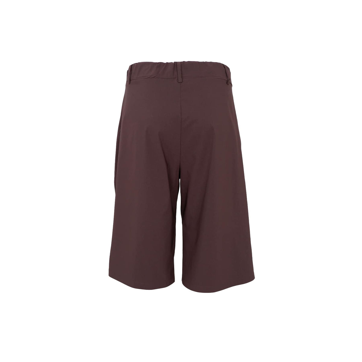Black Colour Davina Panel Shorts Coffee