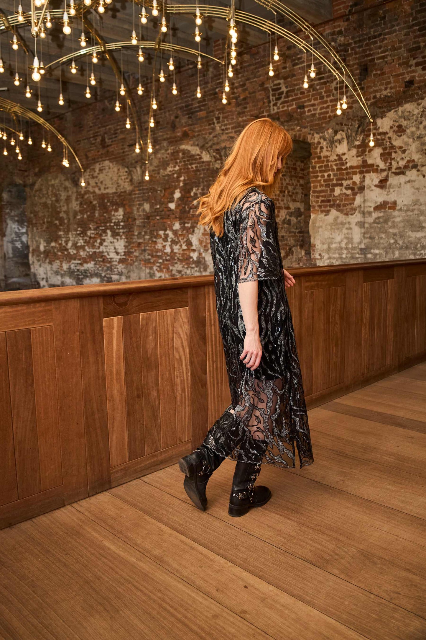 Black Colour Maggie Kjole