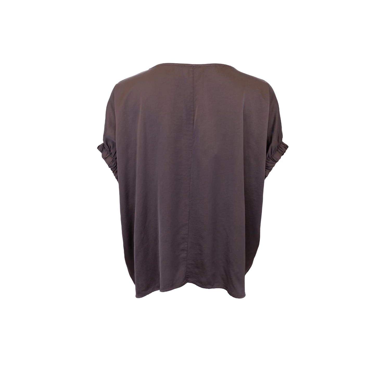 Black Colour Mabel Bluse Brown