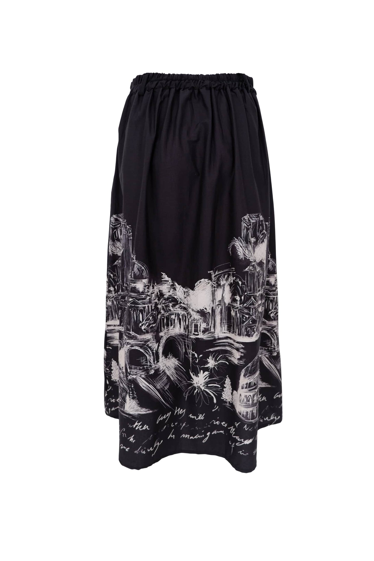 Black Colour Roma Skjørt - Black