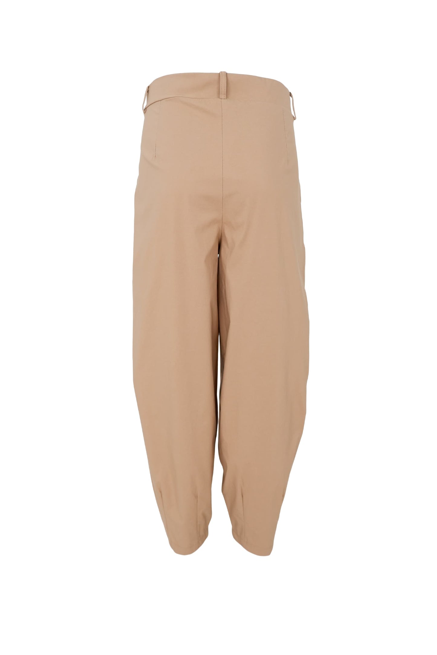 Black Colour Beate Barrel Pant Latte