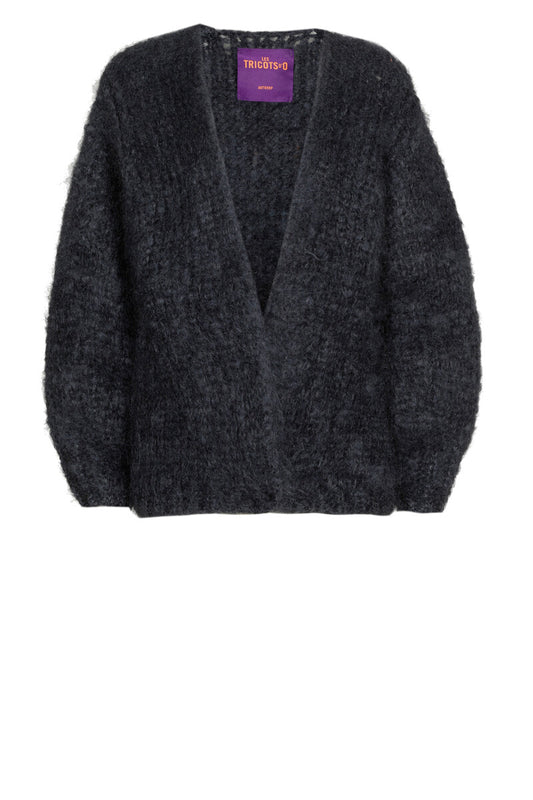 Les Tricots D`O Mohair Cardigan -  Navy